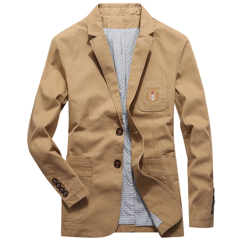 2019 spring and autumn new cross-border leisure suit Men's Youth Large size suit men's small coat wholesale 3188
