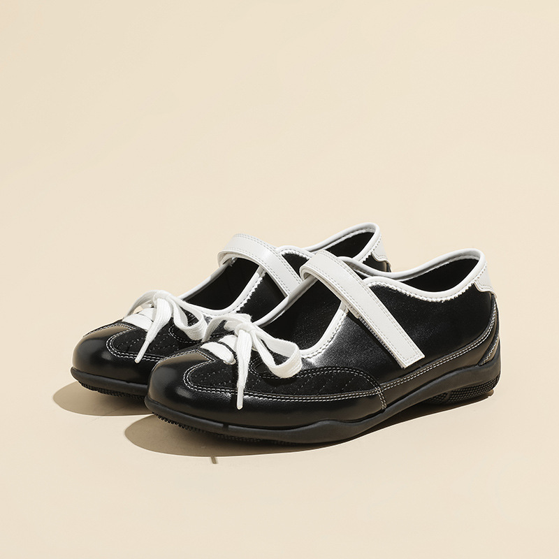In-Stock 2026 Spring New Bowknot Shallow Casual Shoes, Comfortable Versatile Retro Sports Style German Training Women's Shoes