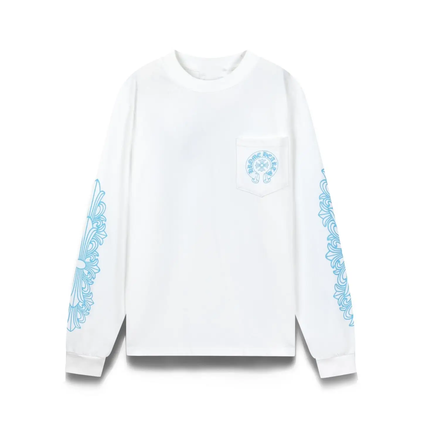 Trendy New Unisex Cross Print Long-Sleeve T-Shirt, Loose, Comfortable, Versatile, Fashionable and Casual Top