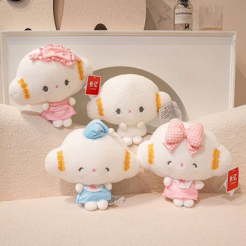 Cute Genuine Sanrio Wheat Flour Elf Doll Pendant Children's Girl's Gift Plush Toy Keychain Doll