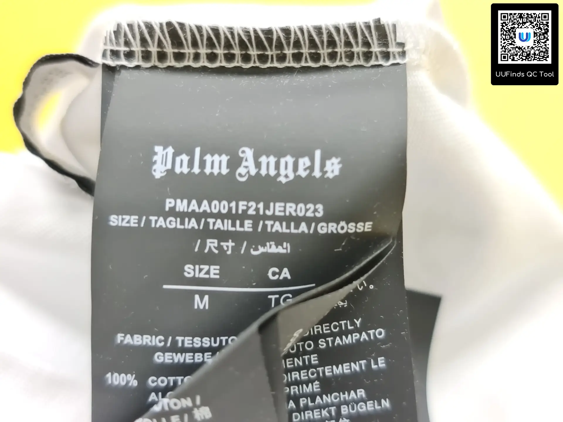 Palm Angels PMA001F21JER023 Cotton T-shirt