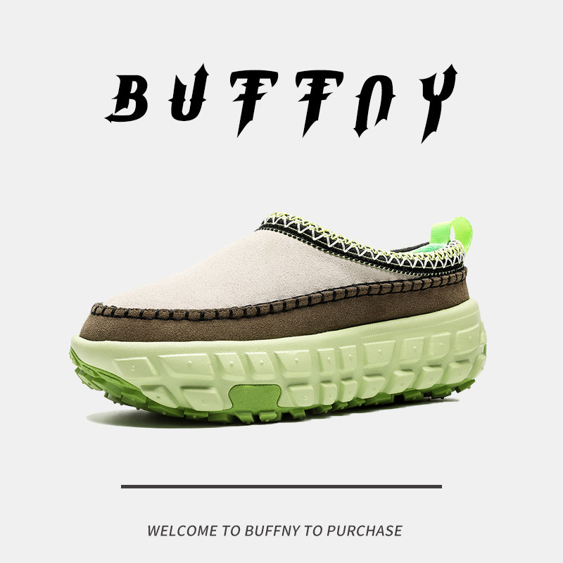 Summer New Men's and Women's Thick Sole Tire Bottom Slip-on Lazy Shoes Same Style All-match Booster Shoes Foreign Trade Birkenstocks Shoes
