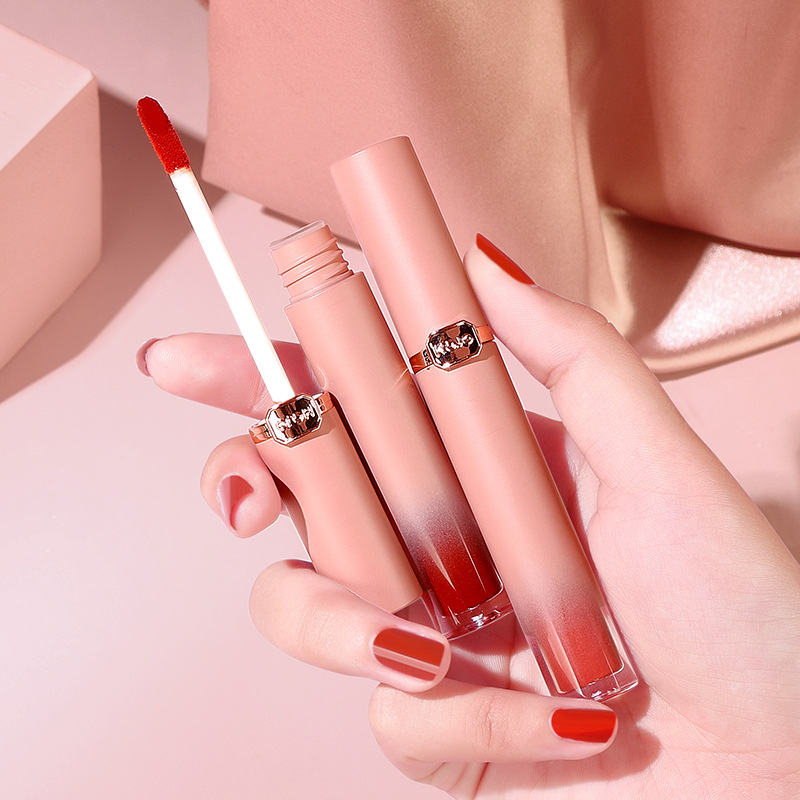 NOVO domestic HOJO velvet air lip glaze student matte anti-light water non-stick Cup lip gloss lipstick TikTok