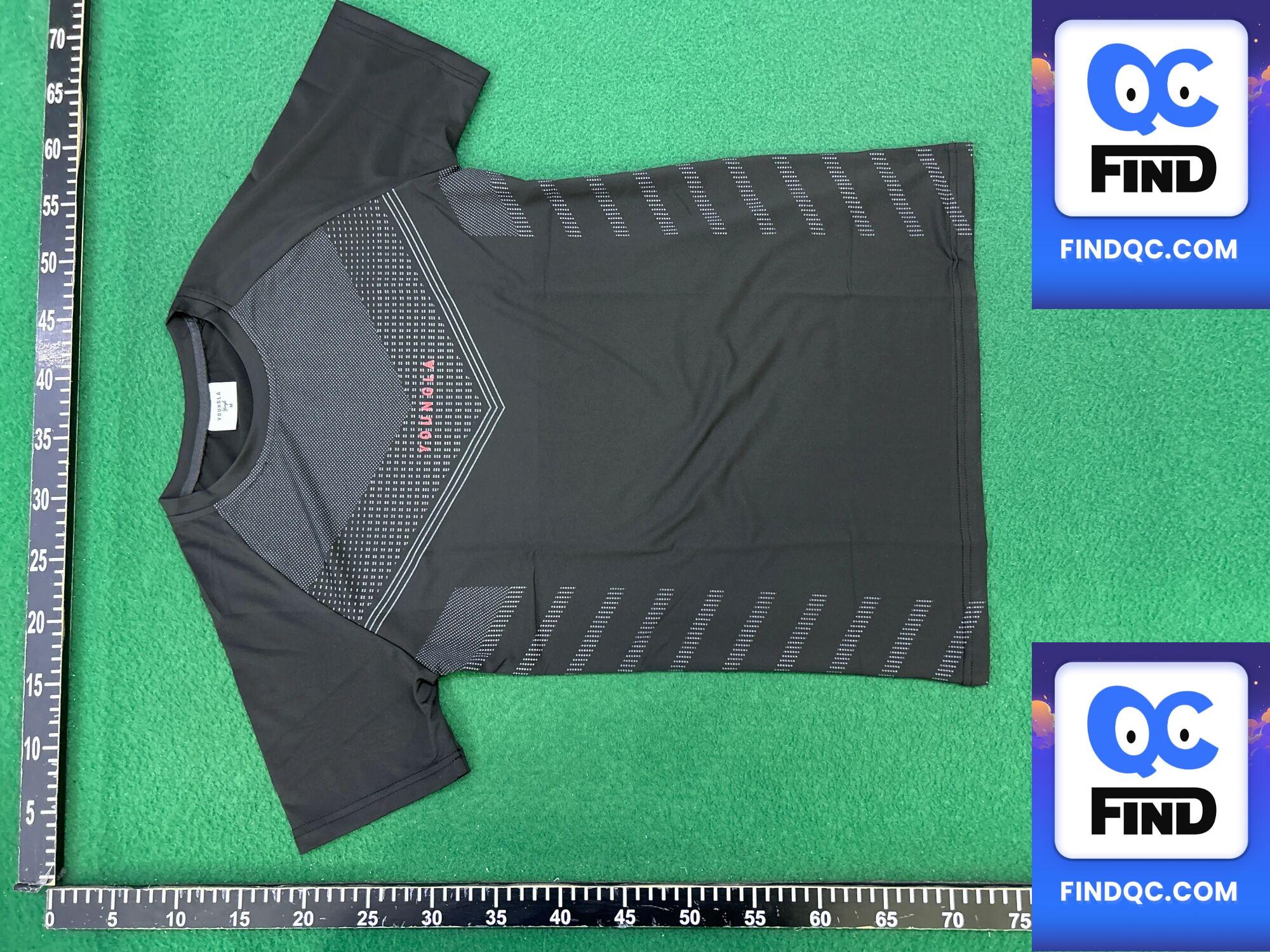 Youngla Short-Sleeved Men's T-Shirt Sports Fitness Clothing American Style Trendy Breathable Quick-Drying Elastic Muscle Training Dog QC