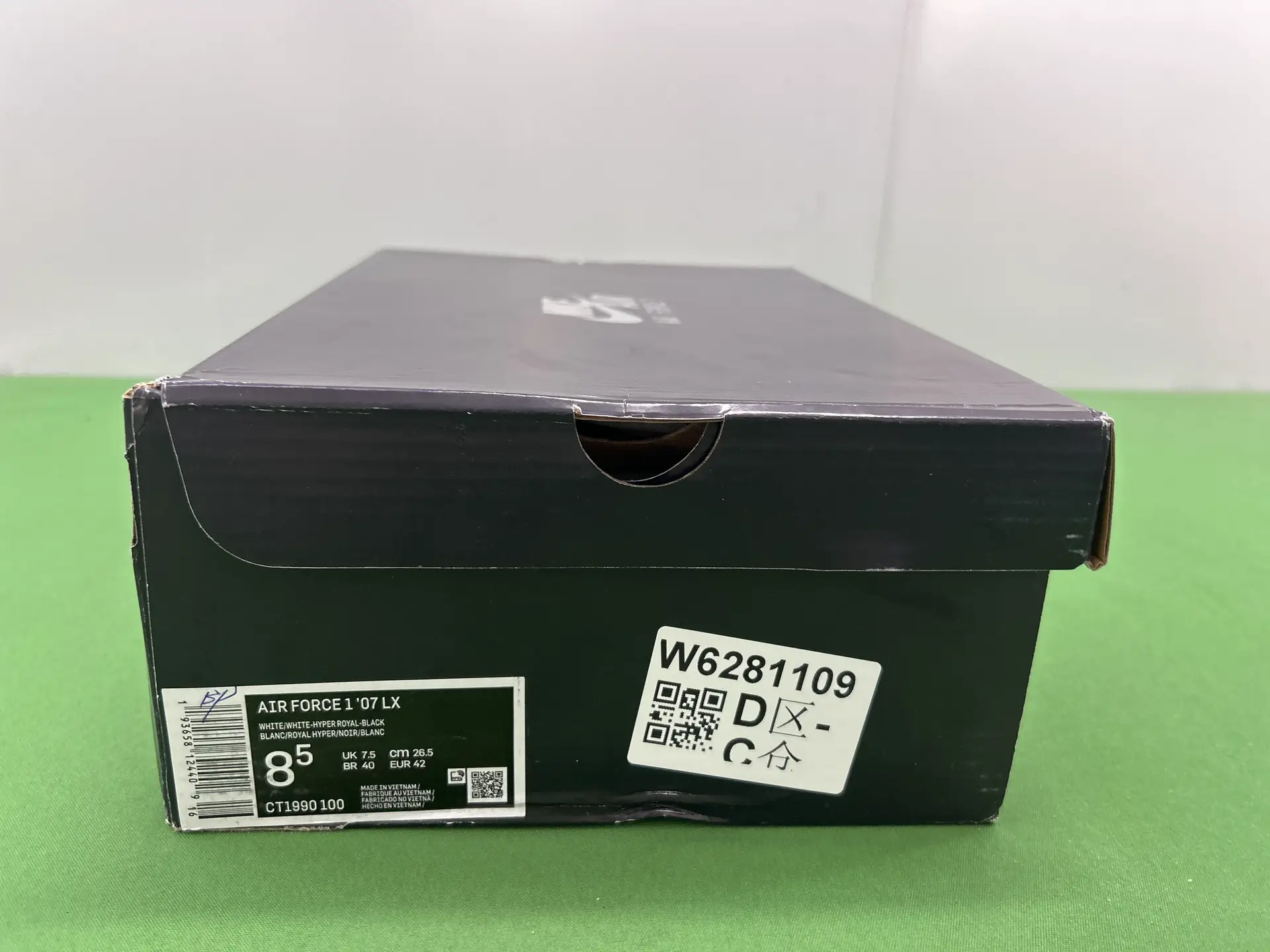 Nike Air Force 1 '07 LX White White Hyper Royal Black