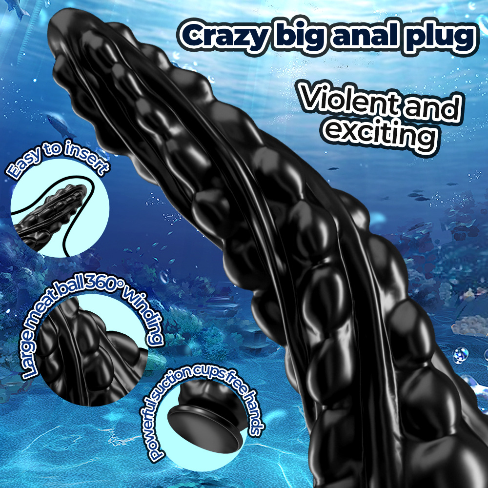 Wild Sm Anal Plug for Women, Large Size Prostate Massager for Front and Back Use