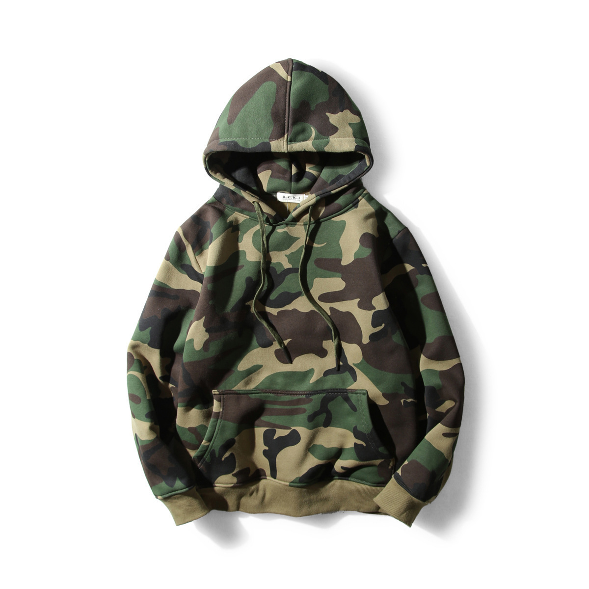 American-Style Autumn and Winter Camouflage Hoodie Sweatshirt Trendy Brand Student Class Uniform Loose Long-Sleeved Unisex Couple Fleece Jacket