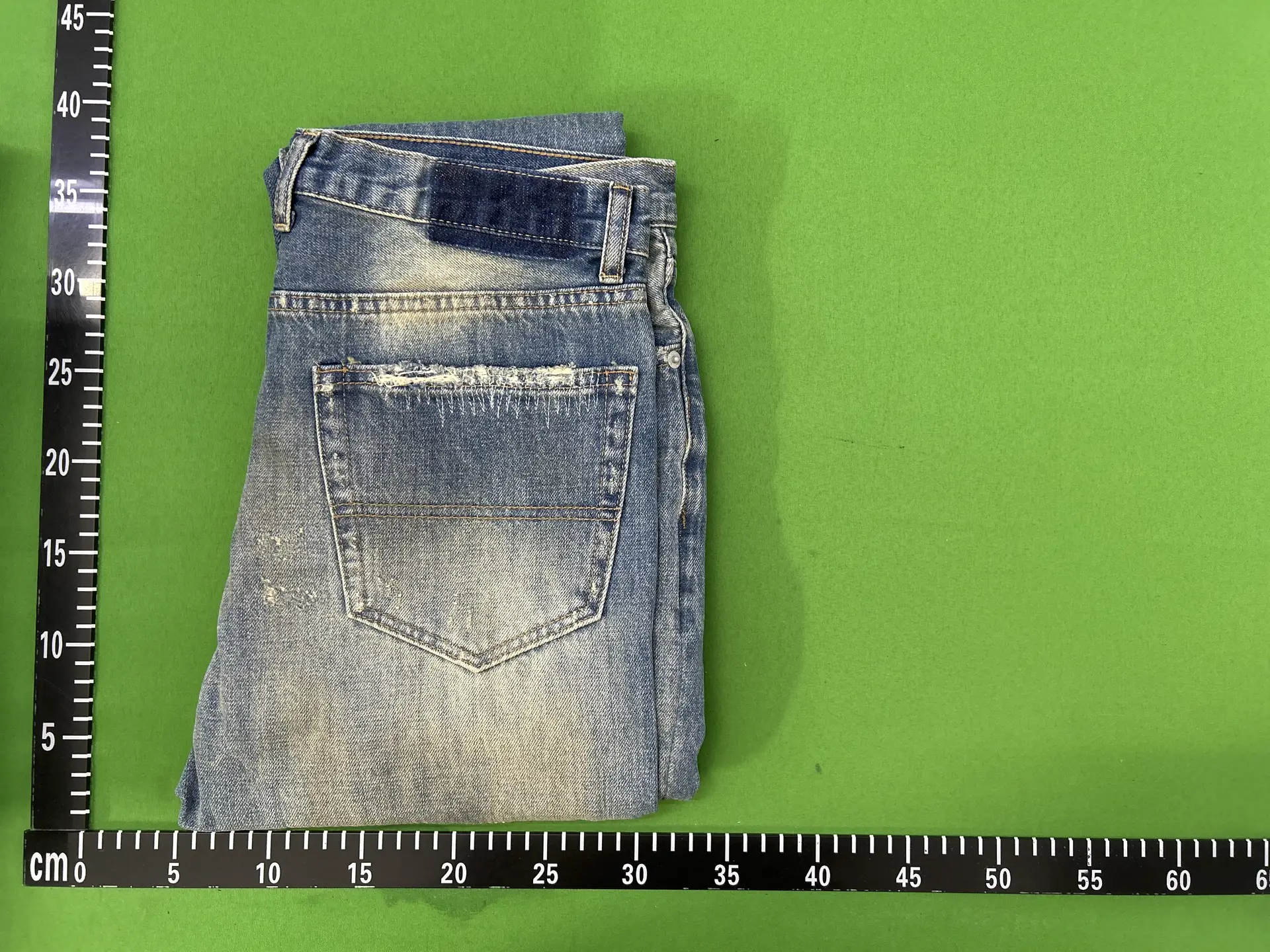 Undercover Blue Embroidered Jeans