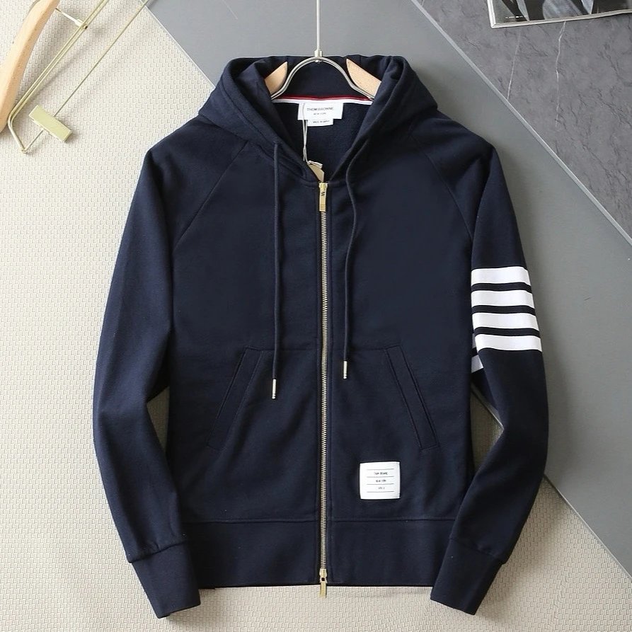 TB 拉链 连帽衫  高品质 Foto QC de WEIDIAN na Qualit.ly