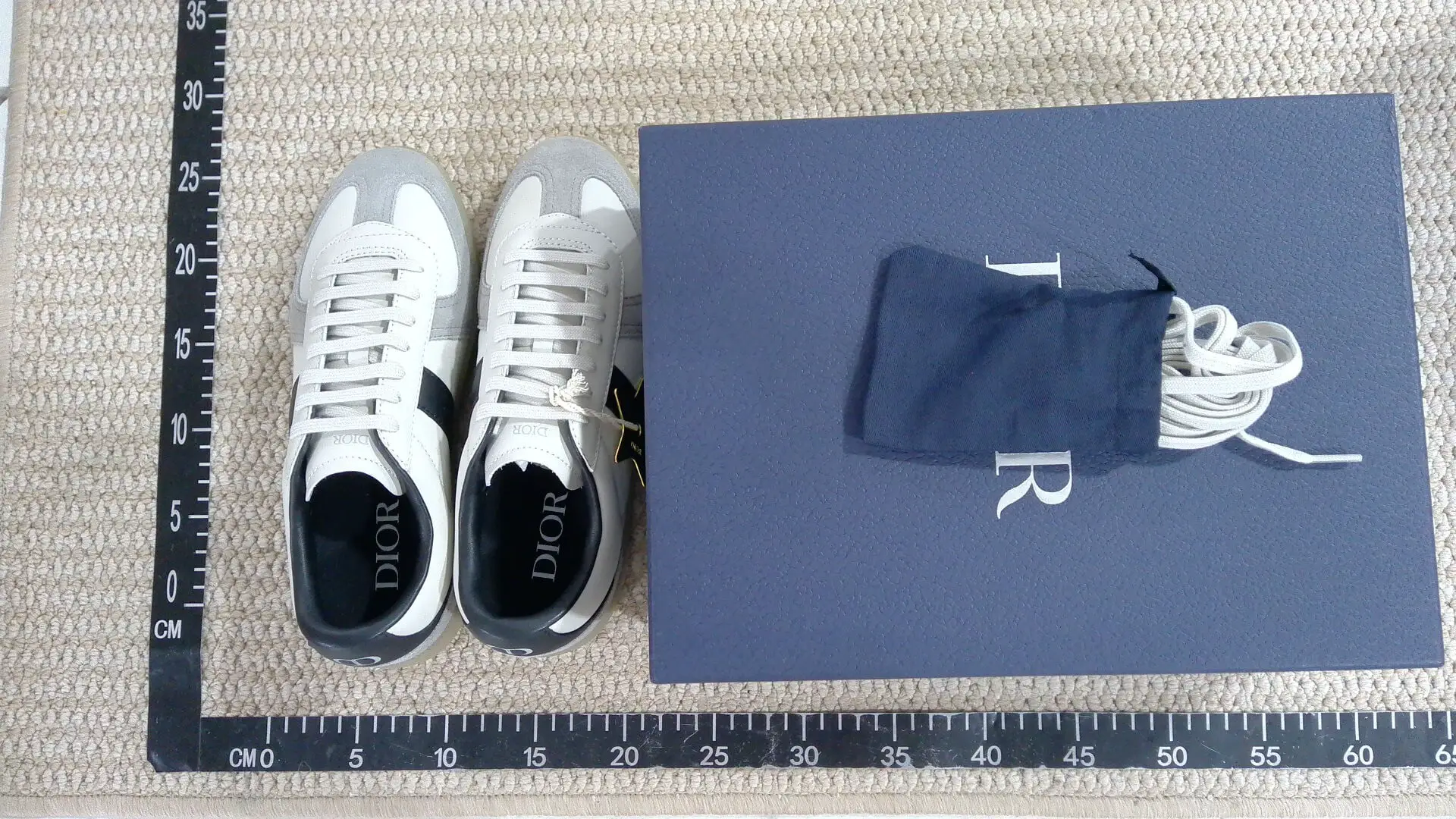 Dior B01 Sneakers White Grey