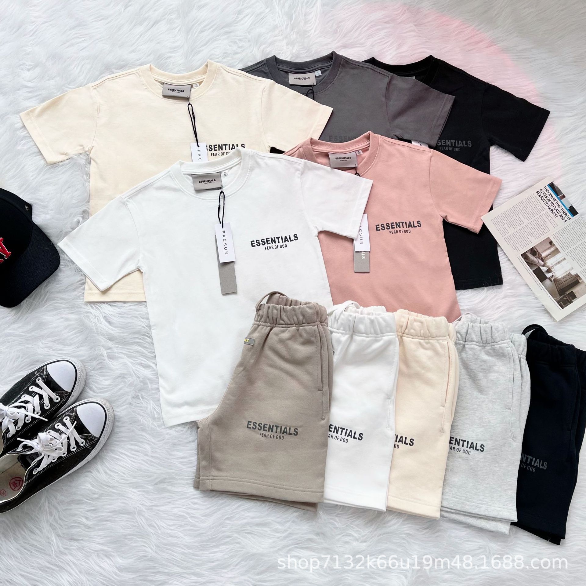 Boys and Girls Spring and Summer Essentials Pure Cotton Round Neck Short-Sleeved T-Shirt Shorts Summer Casual Kidsren's Trendy Brand Suit
