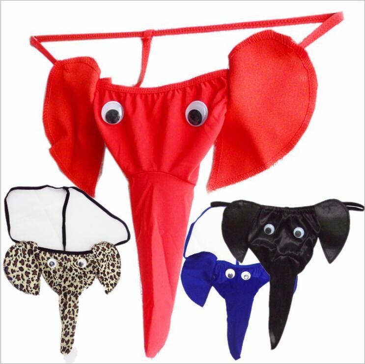European and American Cross-border Sexy Underwear Men's Underwear Sexy T-pants Game T-pants Flirting Prank Underwear