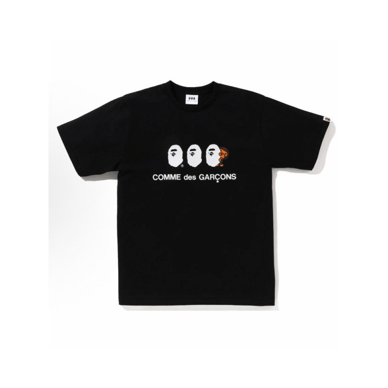 Cross-Border Wholesale Trendy Brand Bape Half-Sleeve Ape Head Short-Sleeve 230g Shark Top T-Shirt Supply 5 QC-foto från 1688 på Qualit.ly