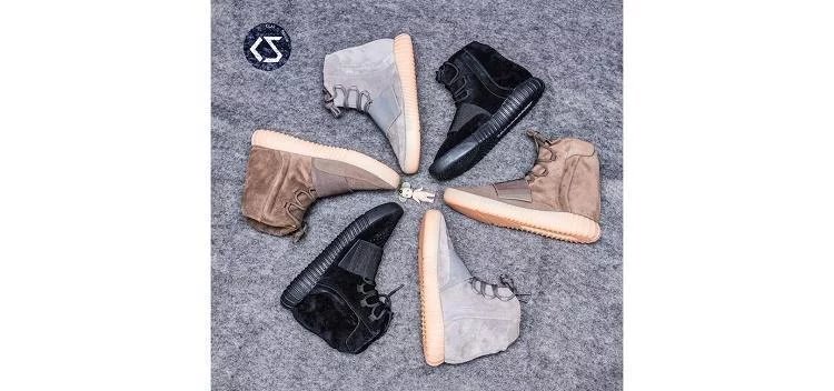Yeezy750夜光灰纯黑巧克力Boost侃爷椰子B35309BB1840 foto QC de WEIDIAN en Qualit.ly
