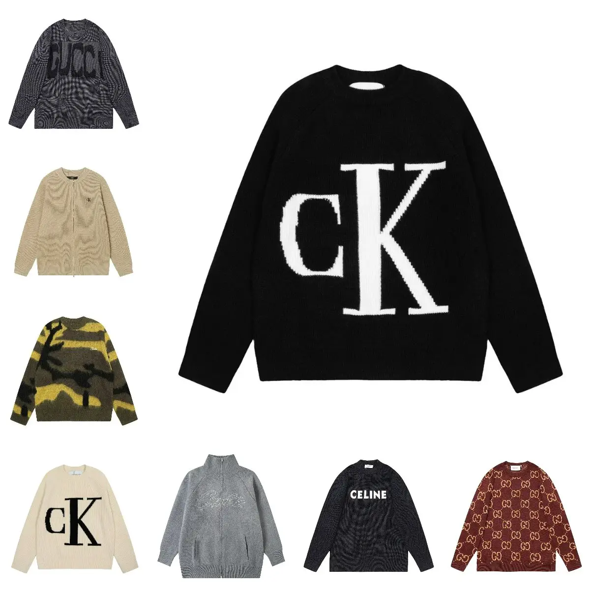 Fashionandversatilesweatersforautumnandwinter针织毛衣集合