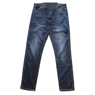 Cross Pattern on Back Pocket, Two Identical Patterns in the Lower Right Corner, Blue Jeans 66032049