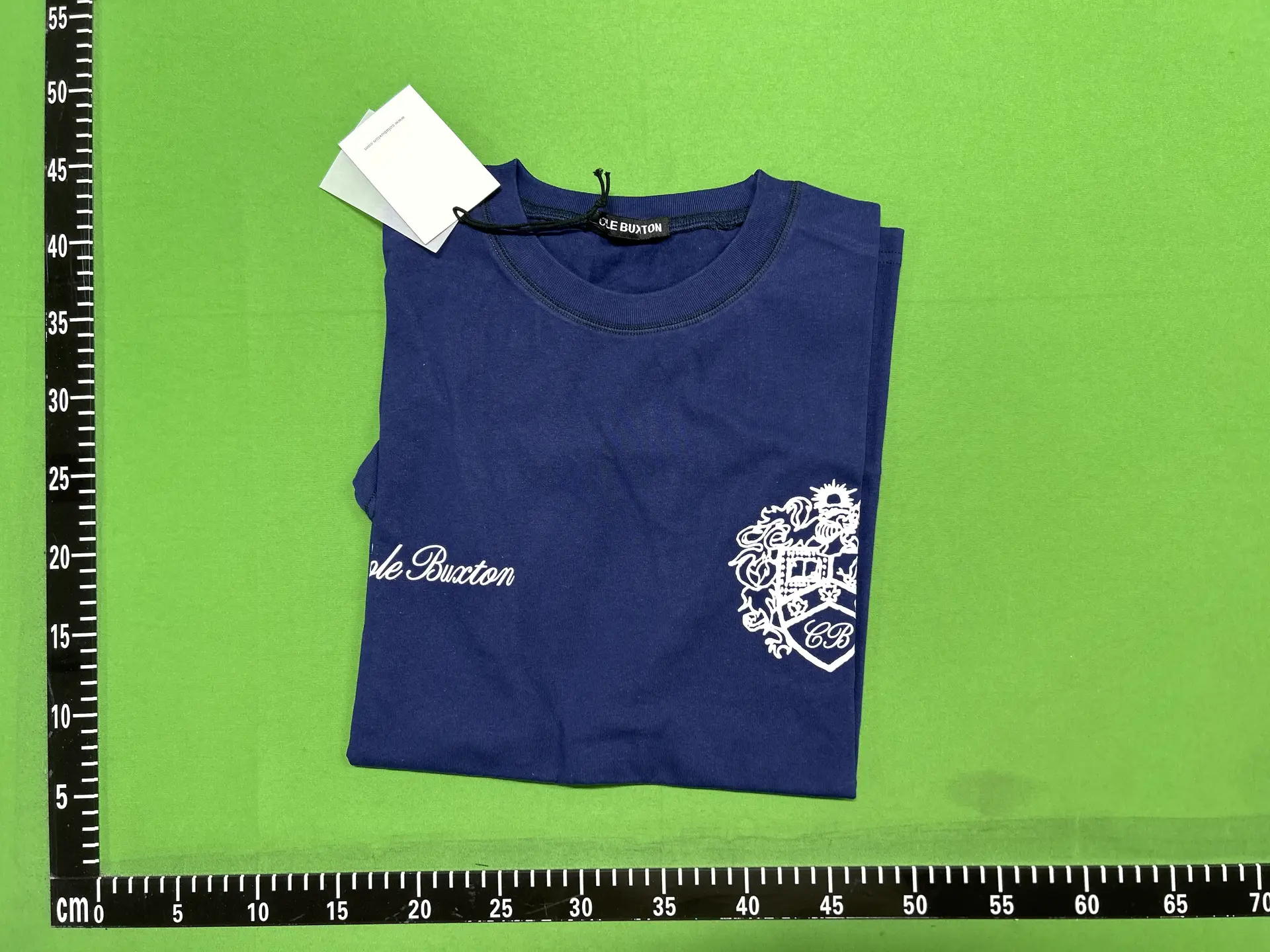American Cole Buxton Simple Short-Sleeved Men's Couple Ins Spring and Summer Loose Trendy Brand T-Shirt Women's Cb Half-Sleeve