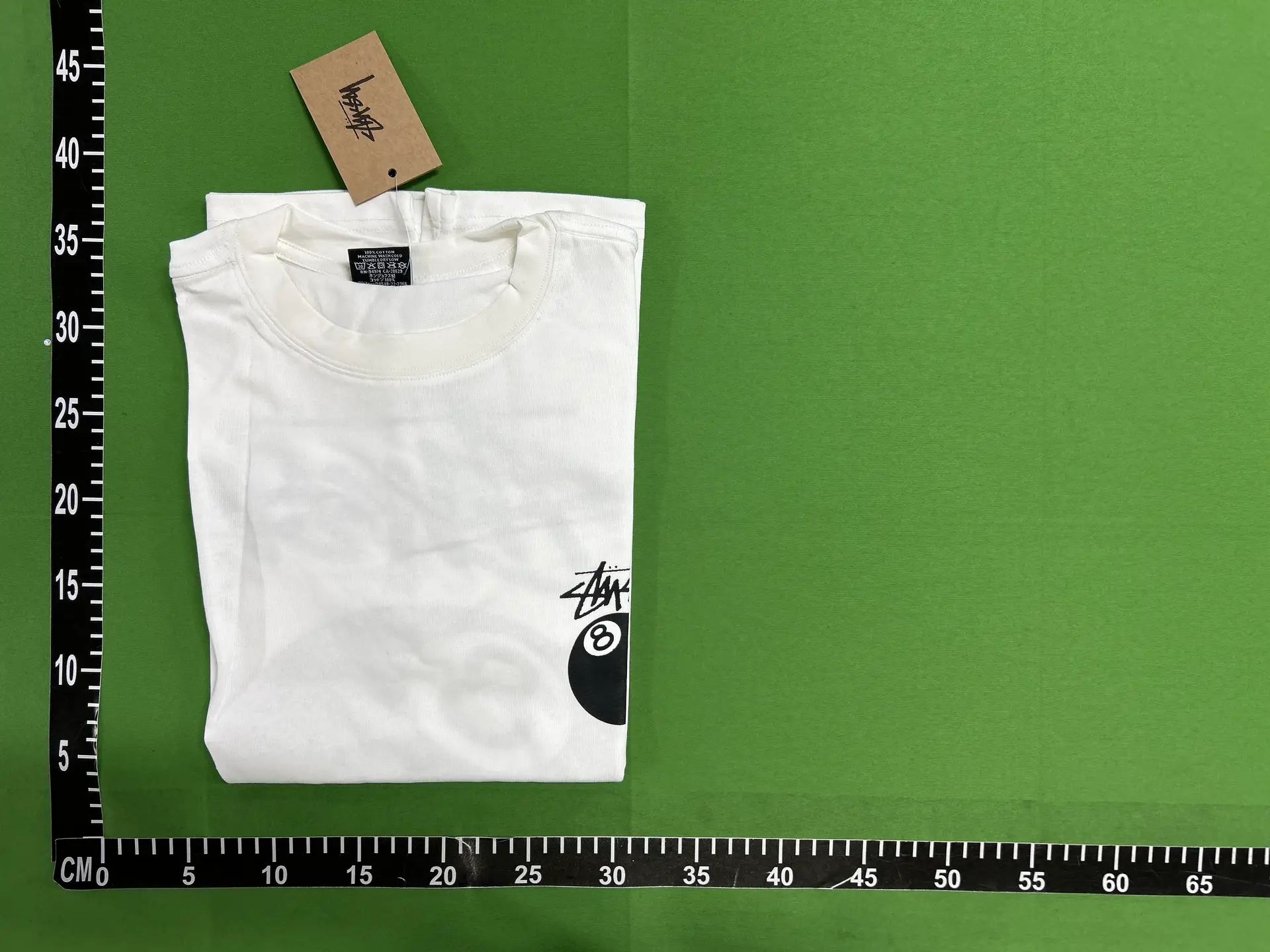 Stussy 8 Ball Short Sleeve T-Shirt White