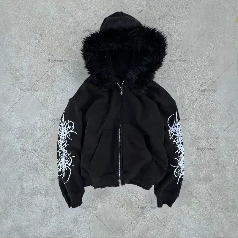 2025 Harajuku Y2K Setwear Trendy Brand Jacket Women Hip Hop