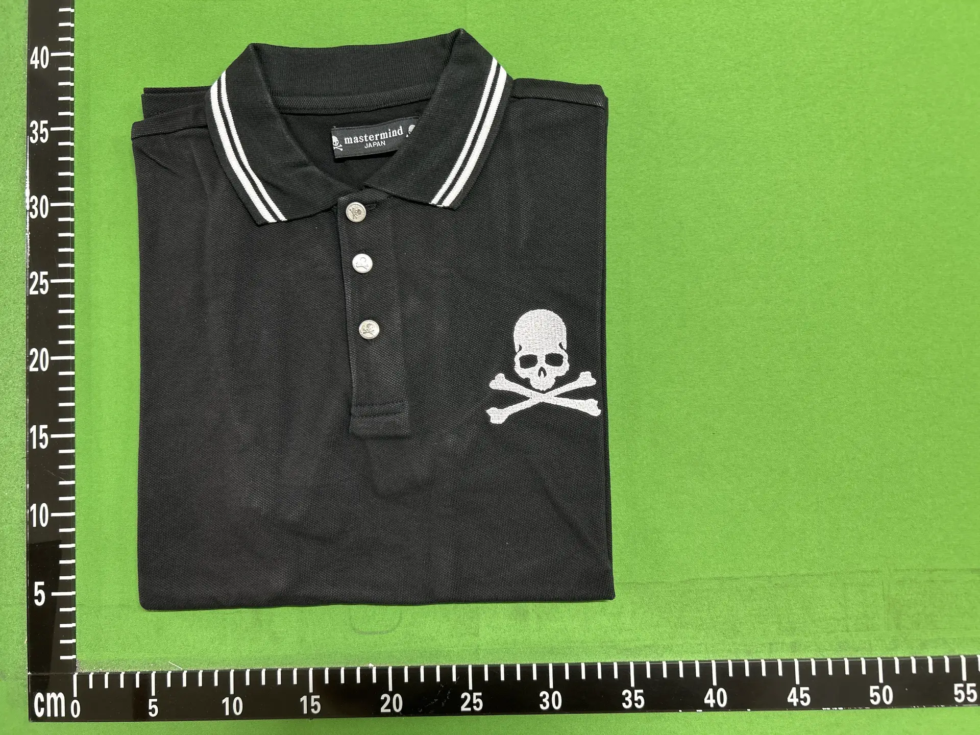 21 Spring/Summer New Trendy Brand Mmj Embroidered Skull Polo Shirt Pure Cotton Slim Fit Fashion Versatile Turn-Down Collar Short Sleeve T-Shirt