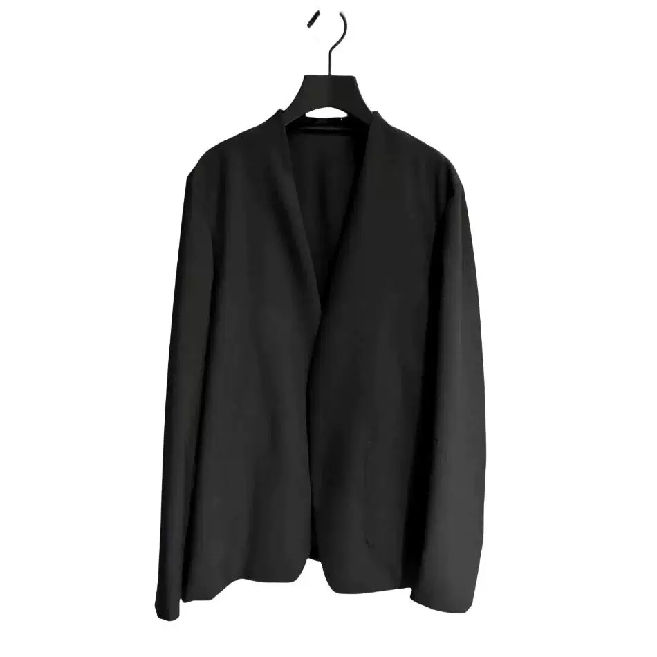 Original MM6 24 year remastered deep V niche designer high-end collarless wool suit for both men and women