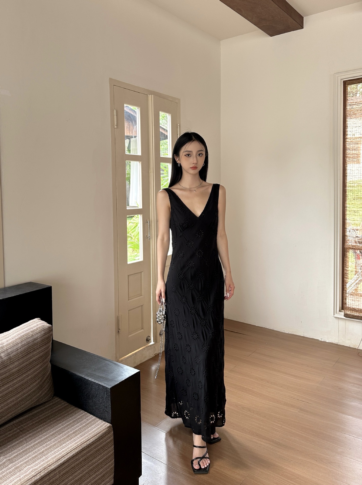 Dtwo Spring and Summer New Original Design Women's Clothing Wholesale French Retro Embroidered Dress 6203230
