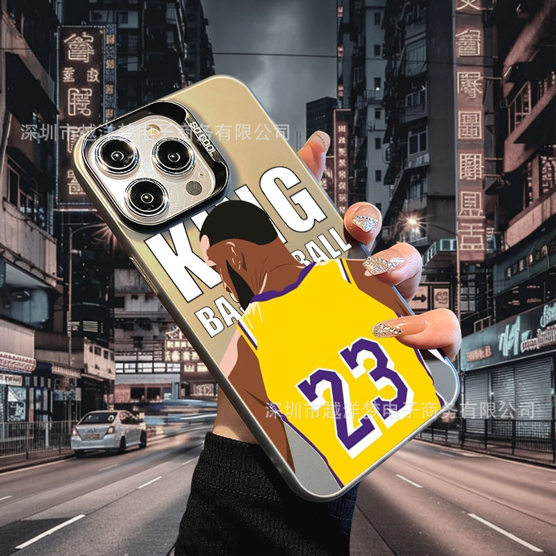Basketball Iphone17Pro Mobile Phone Case 16E/15/14/13 Laser 12 Apple 11Xsmax