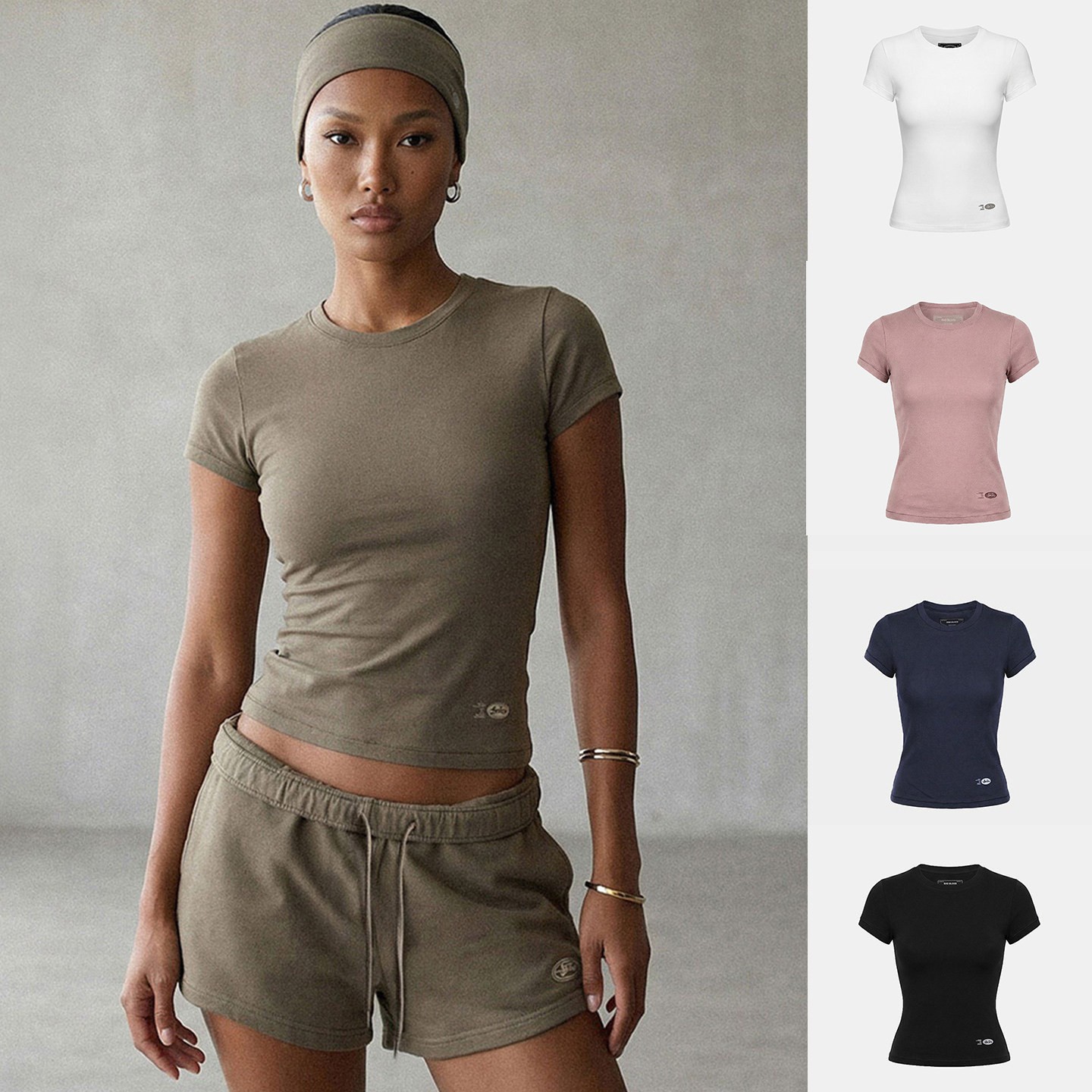 Korean Badblood Bcac Series Short-Sleeve T-Shirt for Women, American Style Spicy Girl Niche Simple Printed Top
