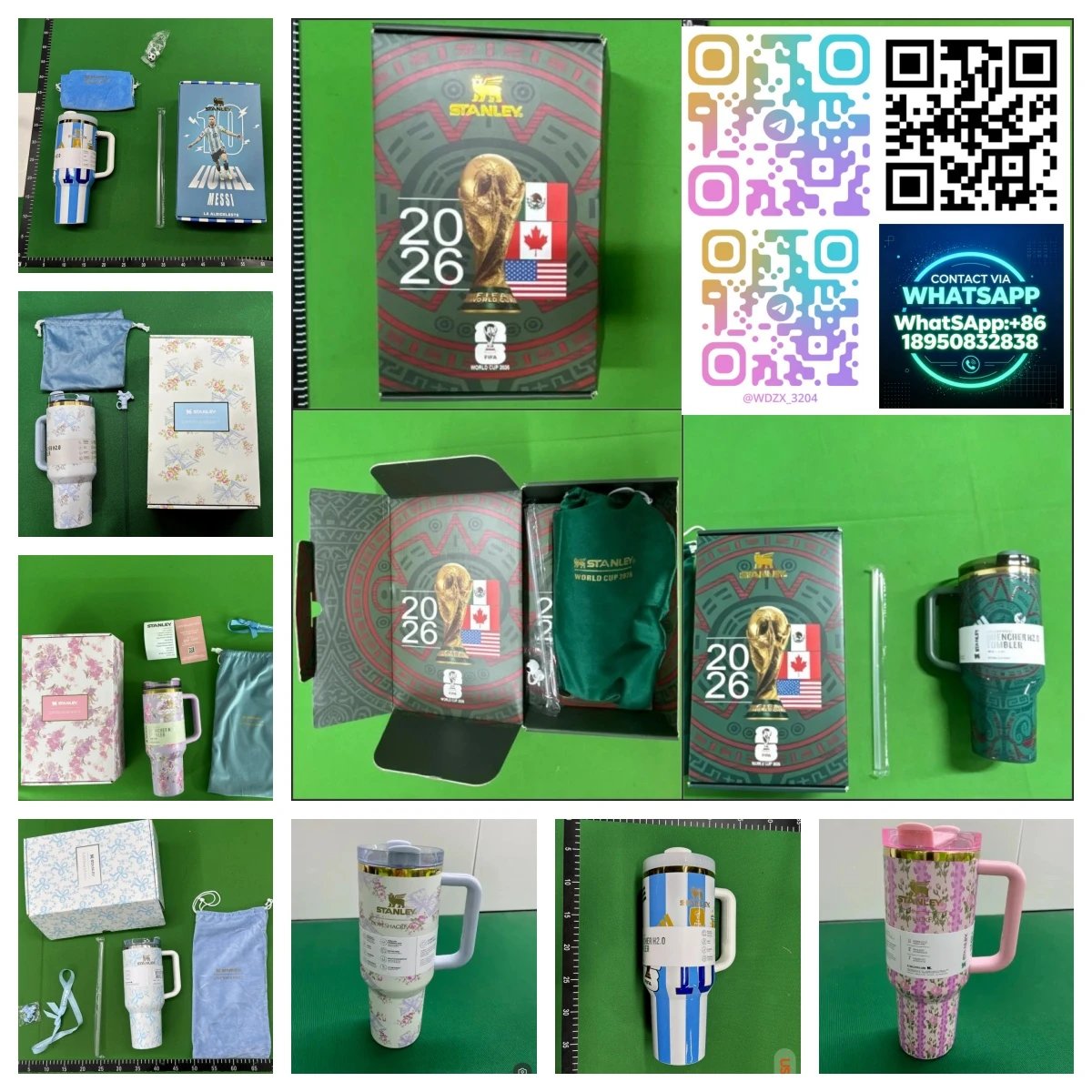 Stanley Quencher H2.0 Tumbler World Cup 2026 Messi