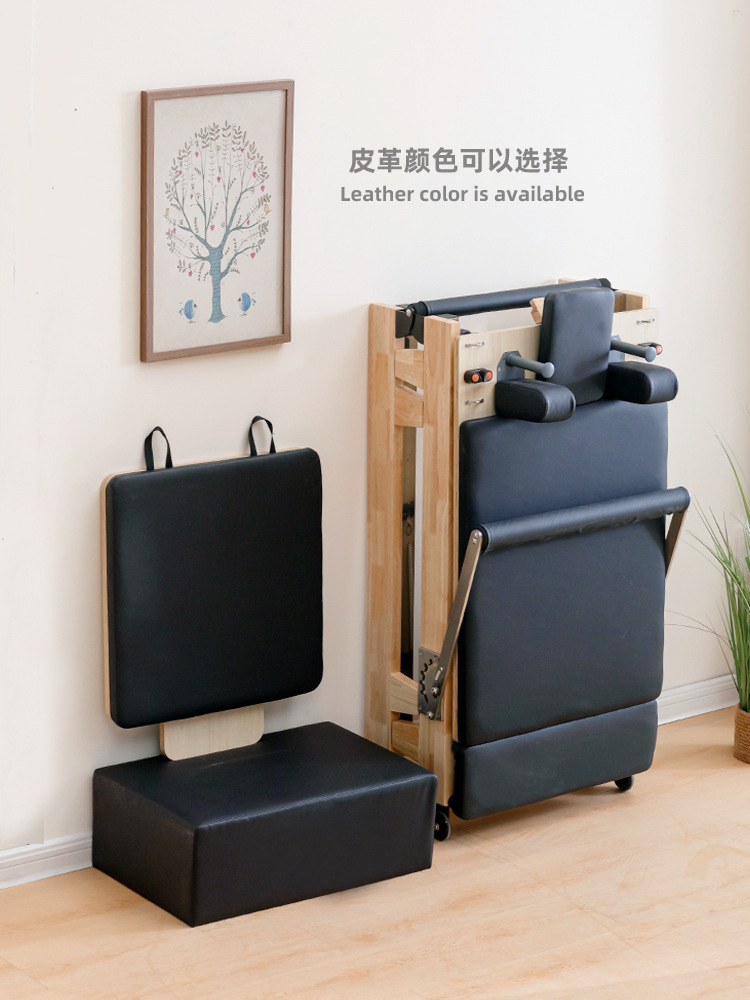 Pilates Foldable Oak Core Bed Home New Professional Yoga Sliding Bed Large Equipment Training Equipment
