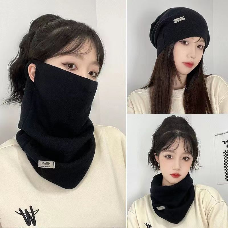 Autumn and Winter New Multi-functional Ear Hanging Mask Riding Scarf All-match Warm Cold-proof Neck Protection Neck Sleeve Varied Headband
