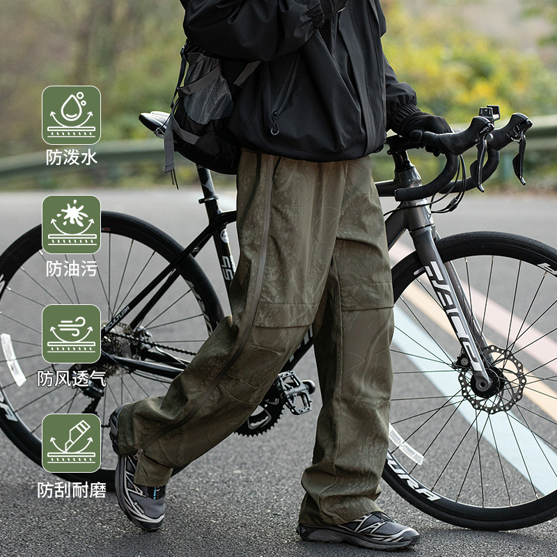 Startlight Workwear Pants for Men, Spring and Autumn Outdoor Sports Hiking Pants, Casual Paratrooper Workwear Pants