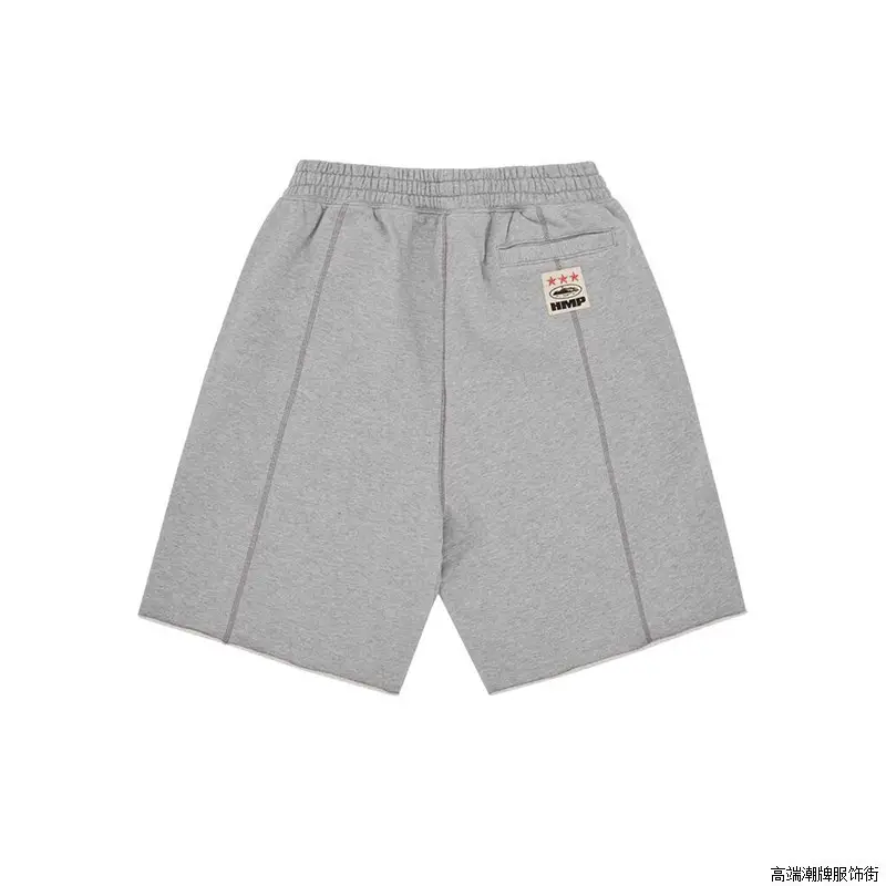 European and American Cross-Border Alcatraz Embroidered Letter Casual Shorts Men's Loose High Street Sports Shorts