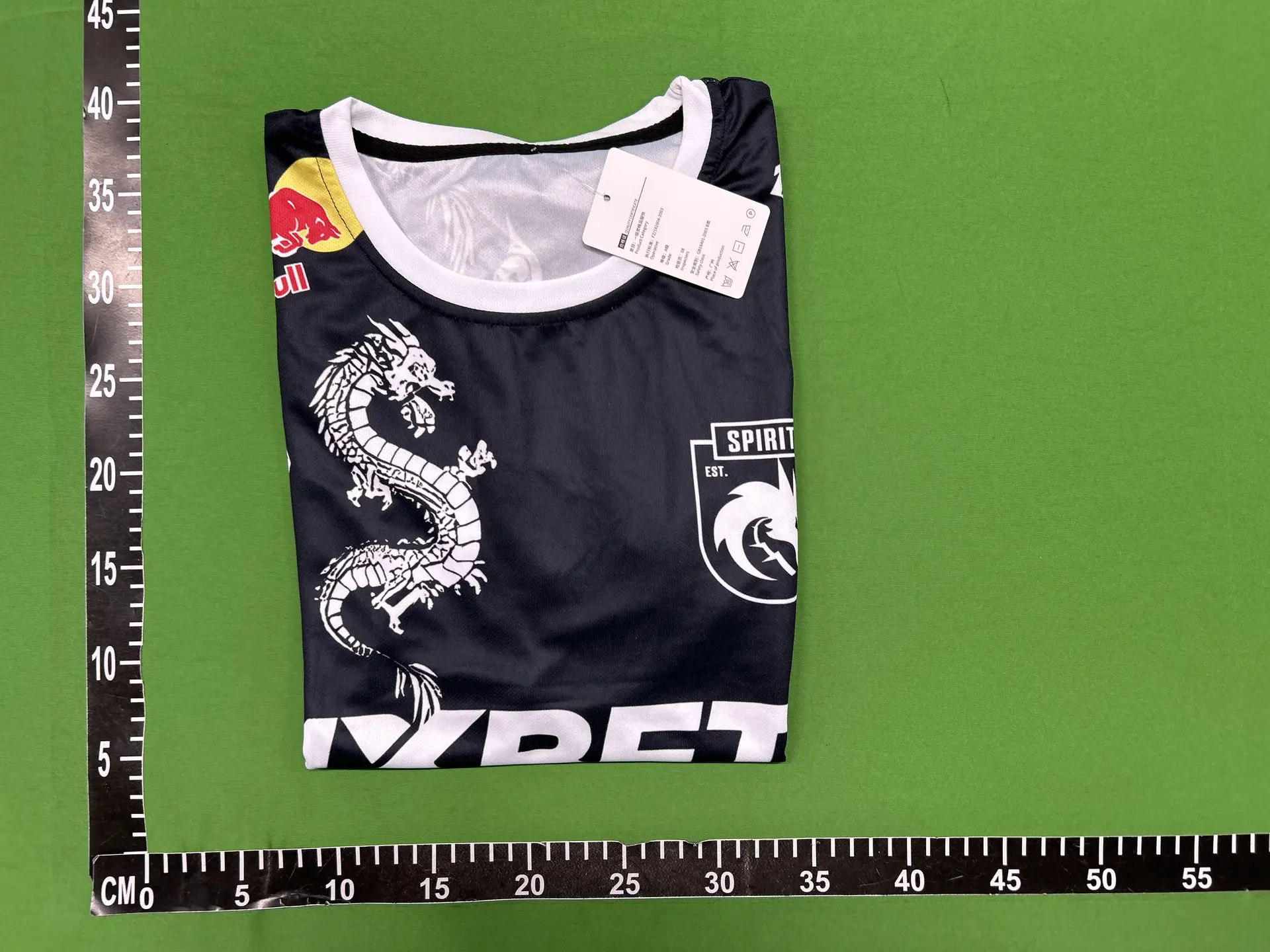 Team spirit Green Dragon 2025Csgo team uniform Cs2 peripheral donkey same style team uniform main short sleeved t-shirt