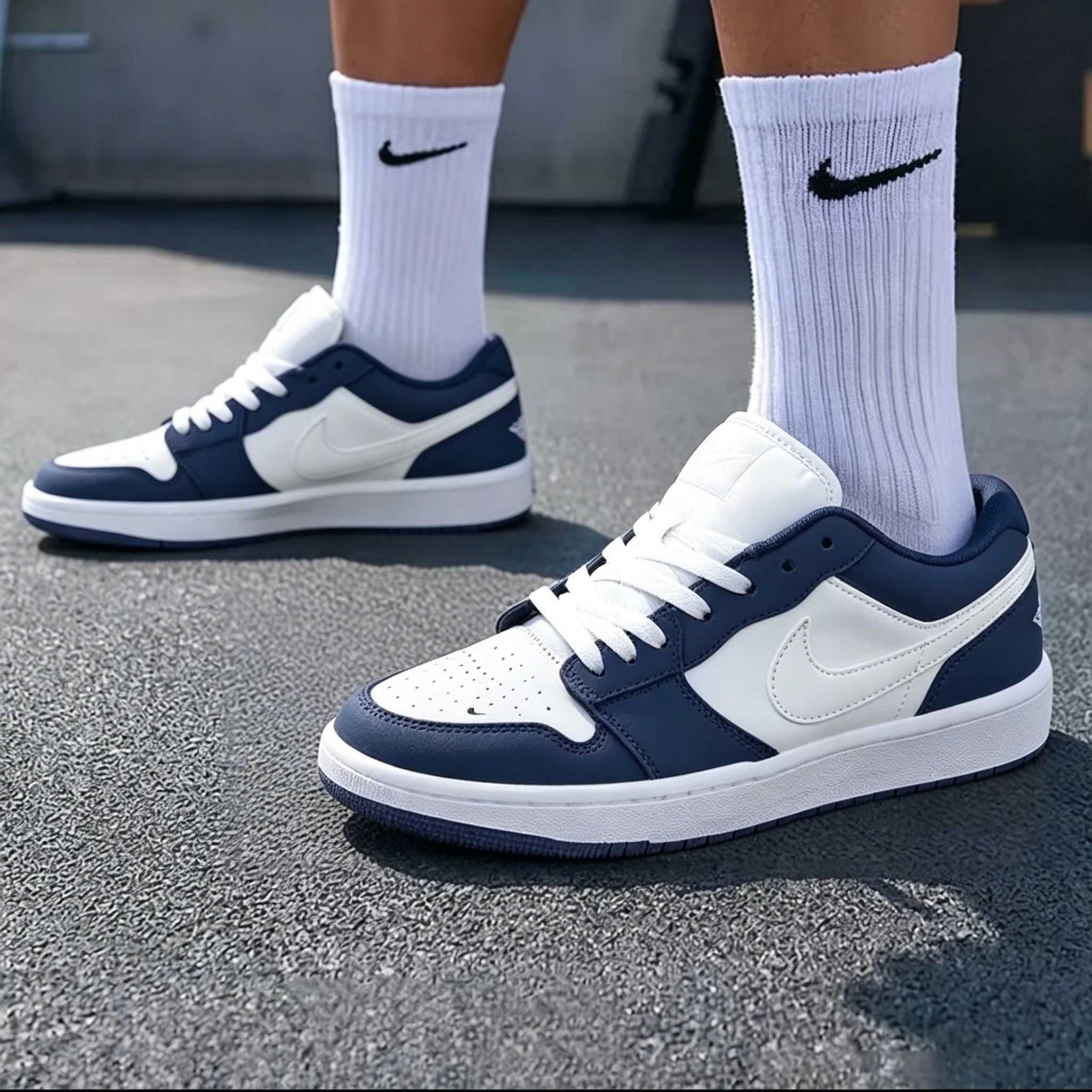 Putian – No delays in pickup. New AJ1 Obsidian low-top casual basketball lifestyle shoes, lightweight AJ1 sneakers, versatile unisex skate shoes, OG version.