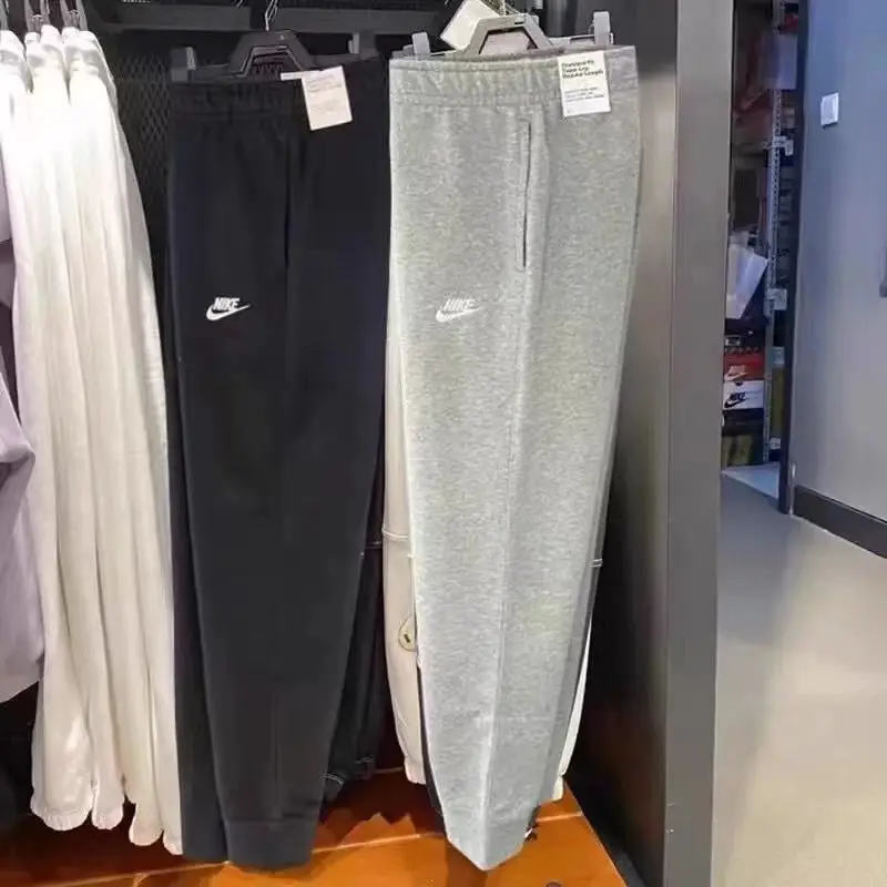 Nike Sportswear Club Fleece Pants Black and Grey