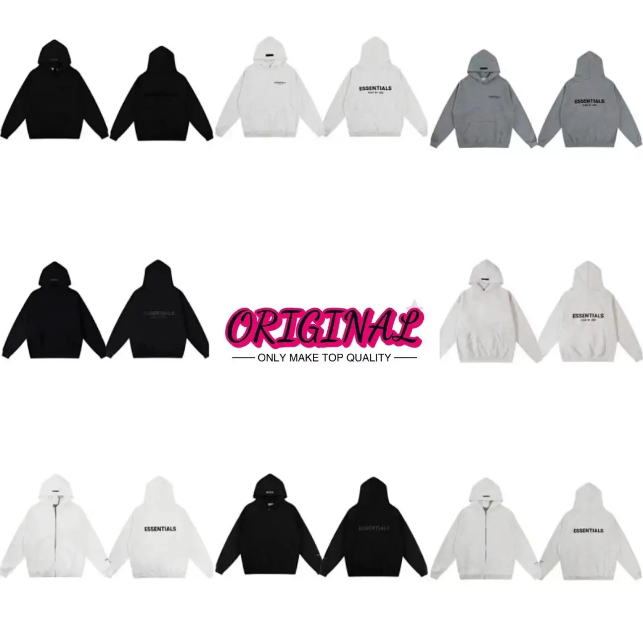 Ysf-2025ss E Hooded sweatshirt and pants set tracksuit