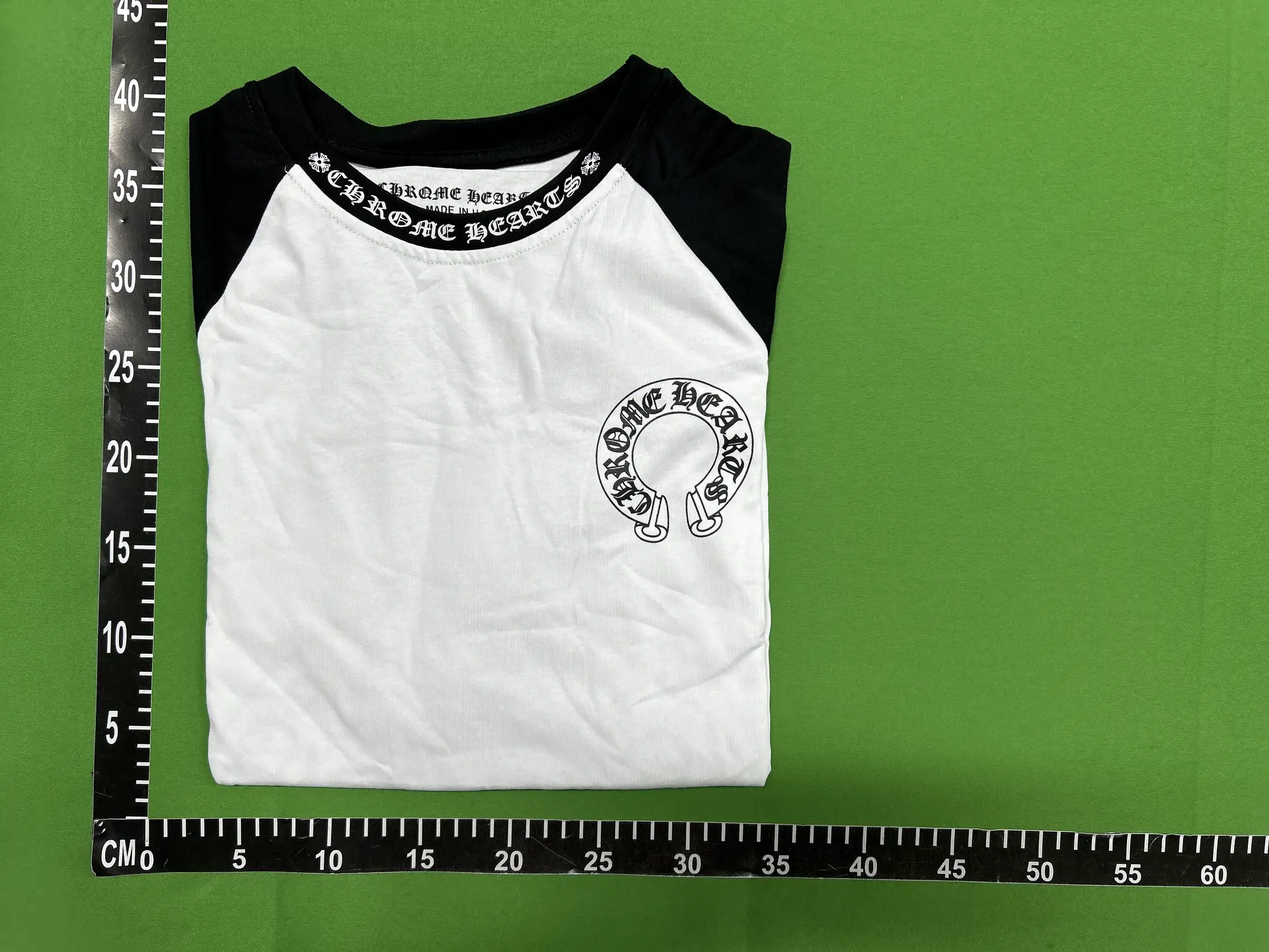Chrome Hearts Horseshoe Logo Raglan T-Shirt