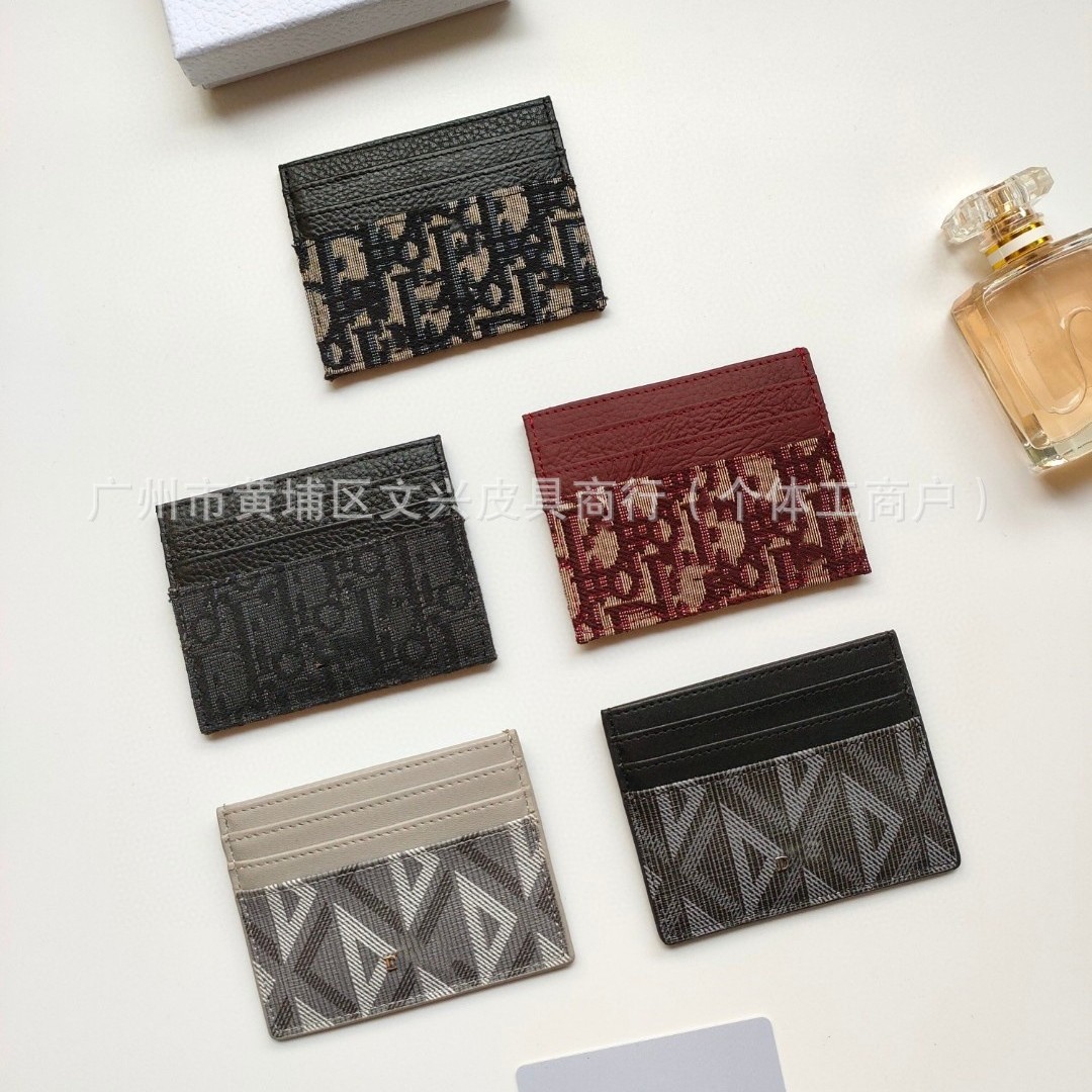 European and American Export Document Bag Credit Card Bag Ultra-Thin Multi-Card Slot Letter Card Holder 2025 New Genuine Leather Small Wallet QC-foto från 1688 på Qualit.ly