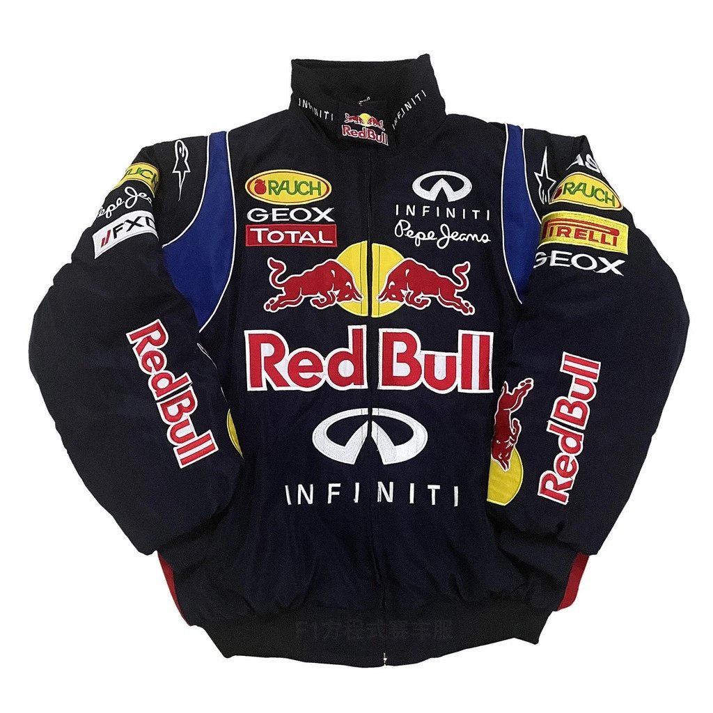 F1赛车服刺绣赛车服骑行服机车服刺绣休闲长袖