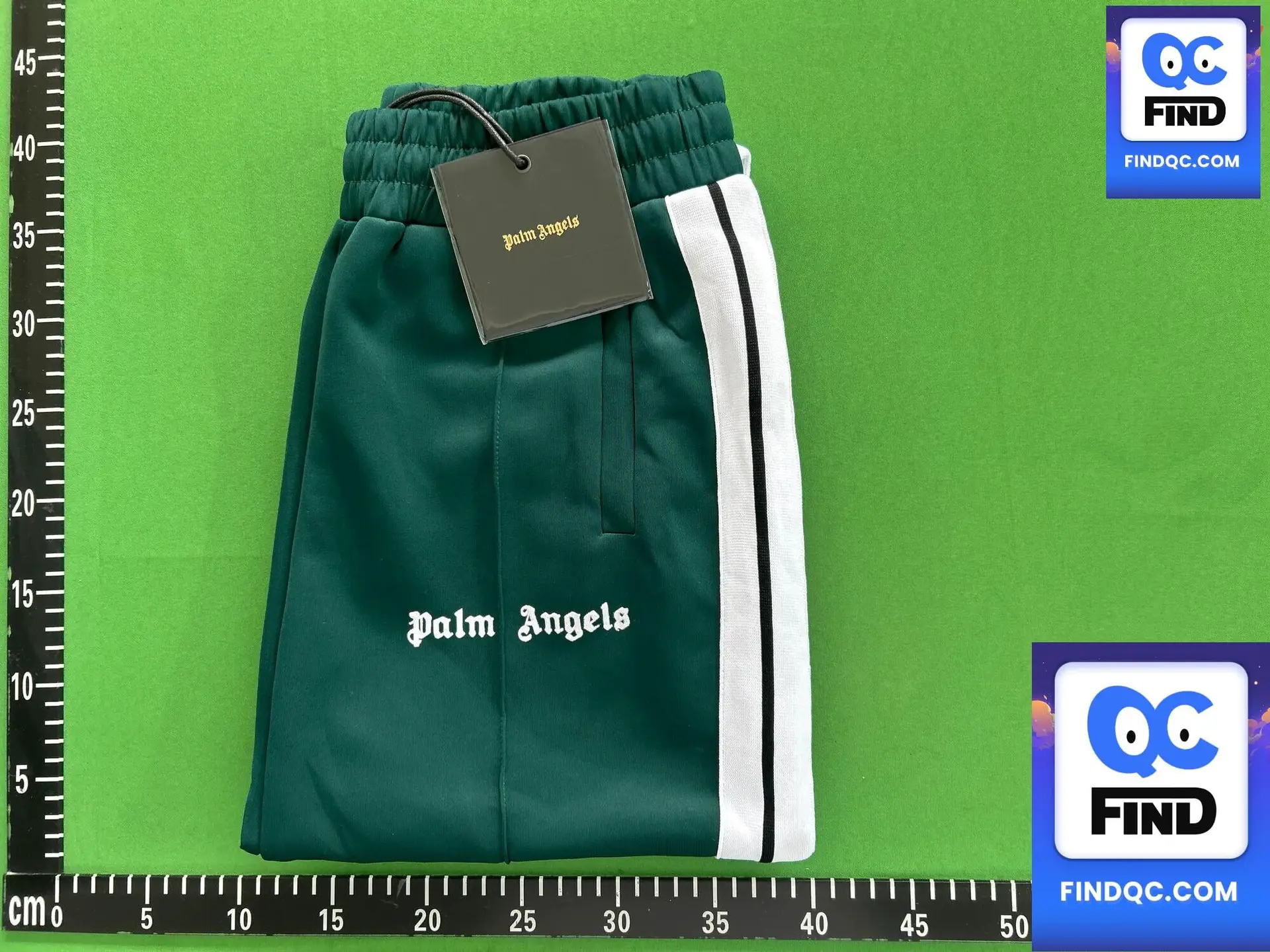 Palm Angels Men's Green Track Pants