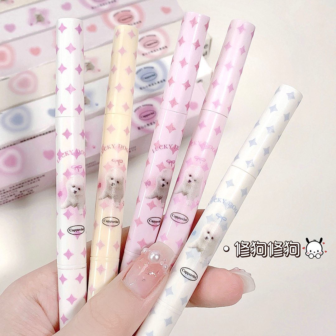 Cappuvini double-headed lip liner pen outline lip shaping nude lipstick lip pen student domestic goods makeup lipstick