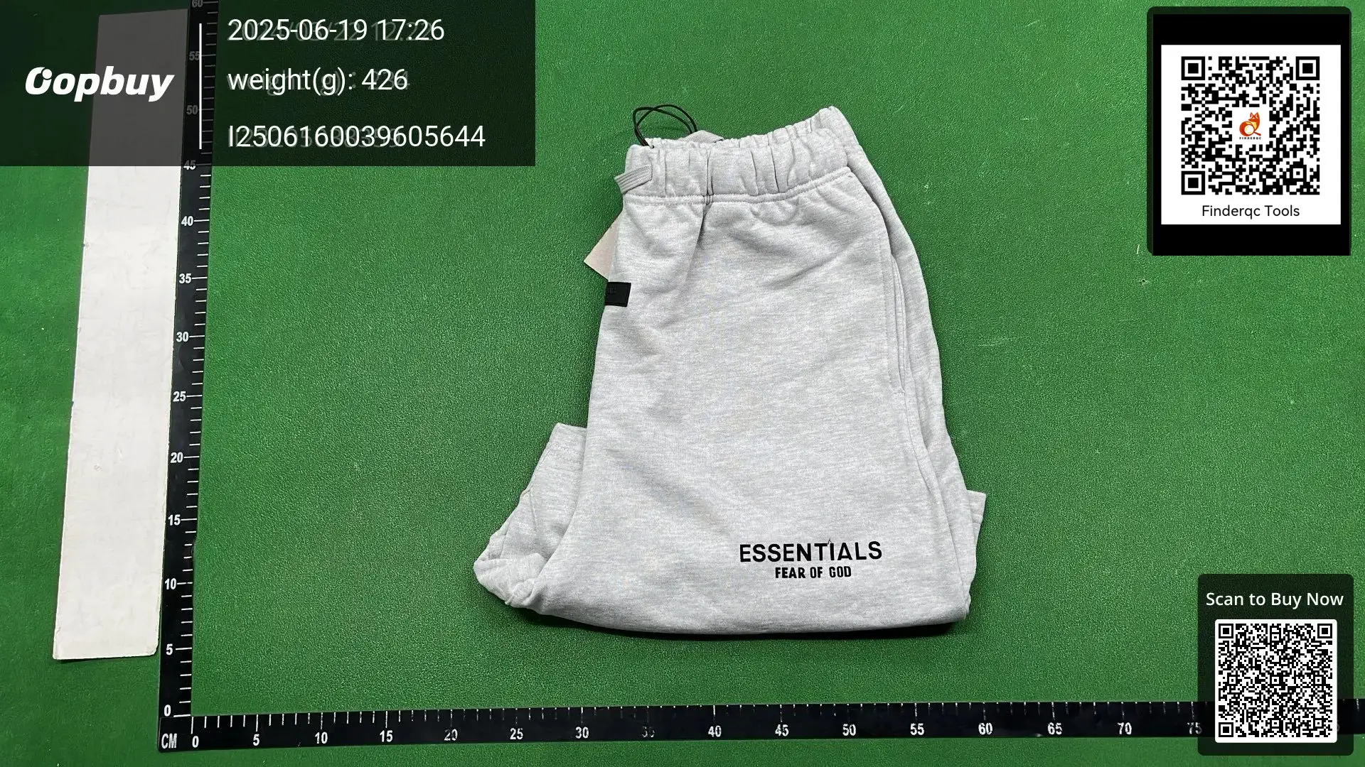 Essentials Fear of God Sweatpants Grey