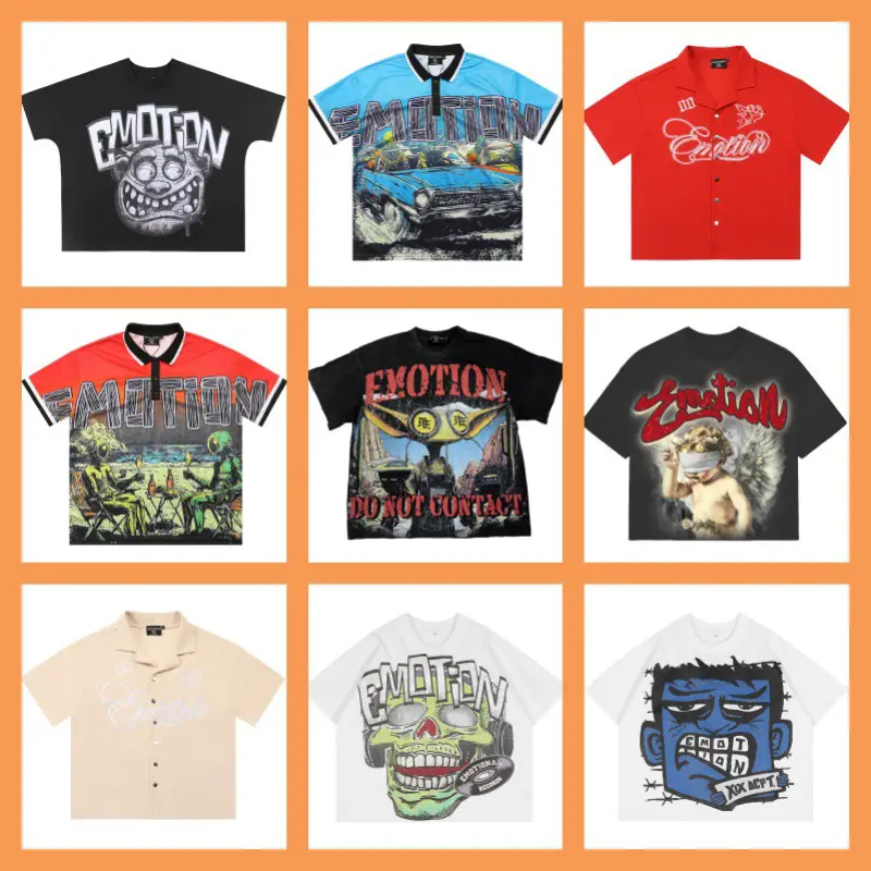 European Fashion Printed Short-Sleeve T-Shirt for Men Trendy Brand Rhinestone Floral Half-Sleeve Personalized Men's Stylish Slim Floral T-Shirt