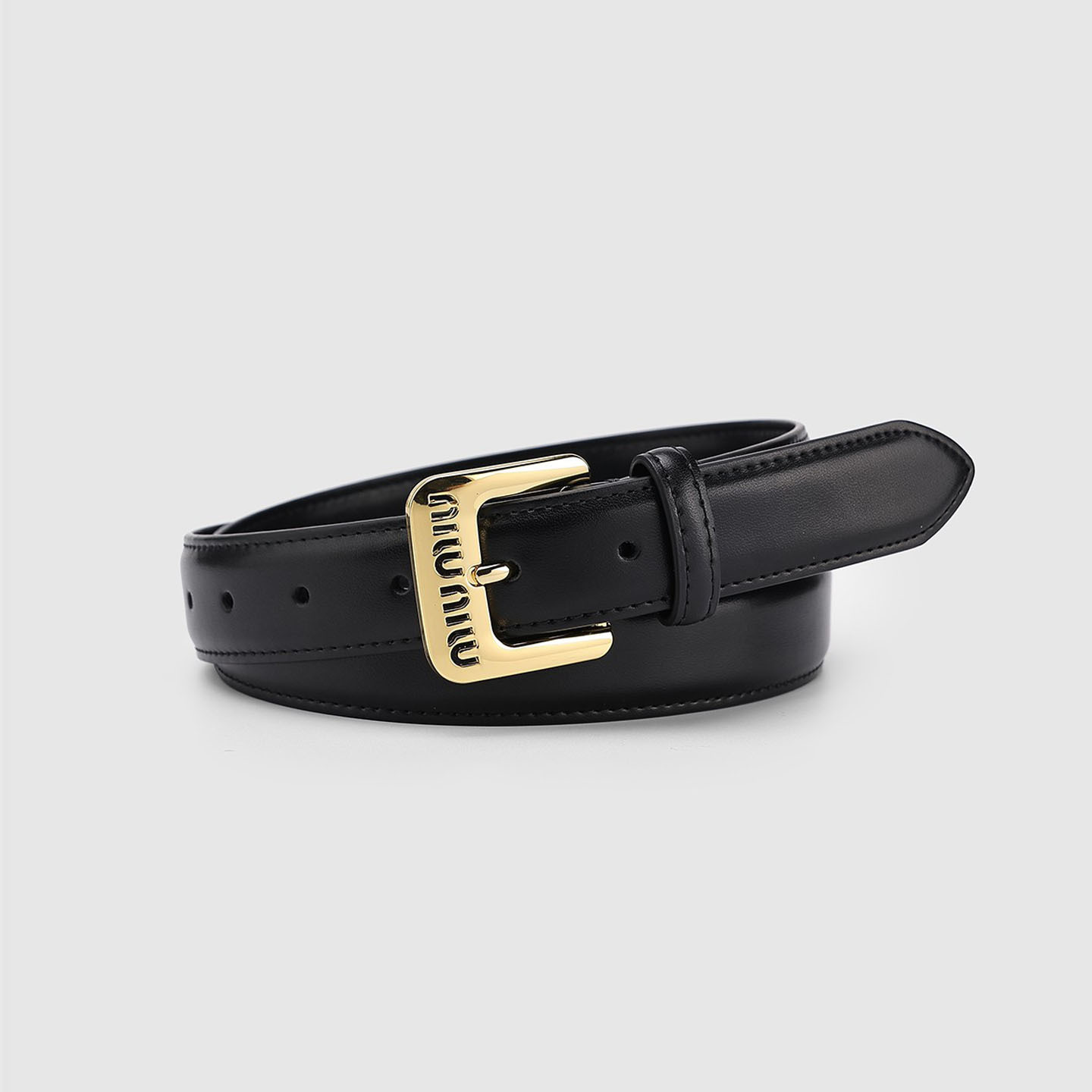 Spring New Genuine Leather Metal Belt for Women, Black Versatile Design Belt, Fashionable Commuter Style, High-End Decorative Accessory