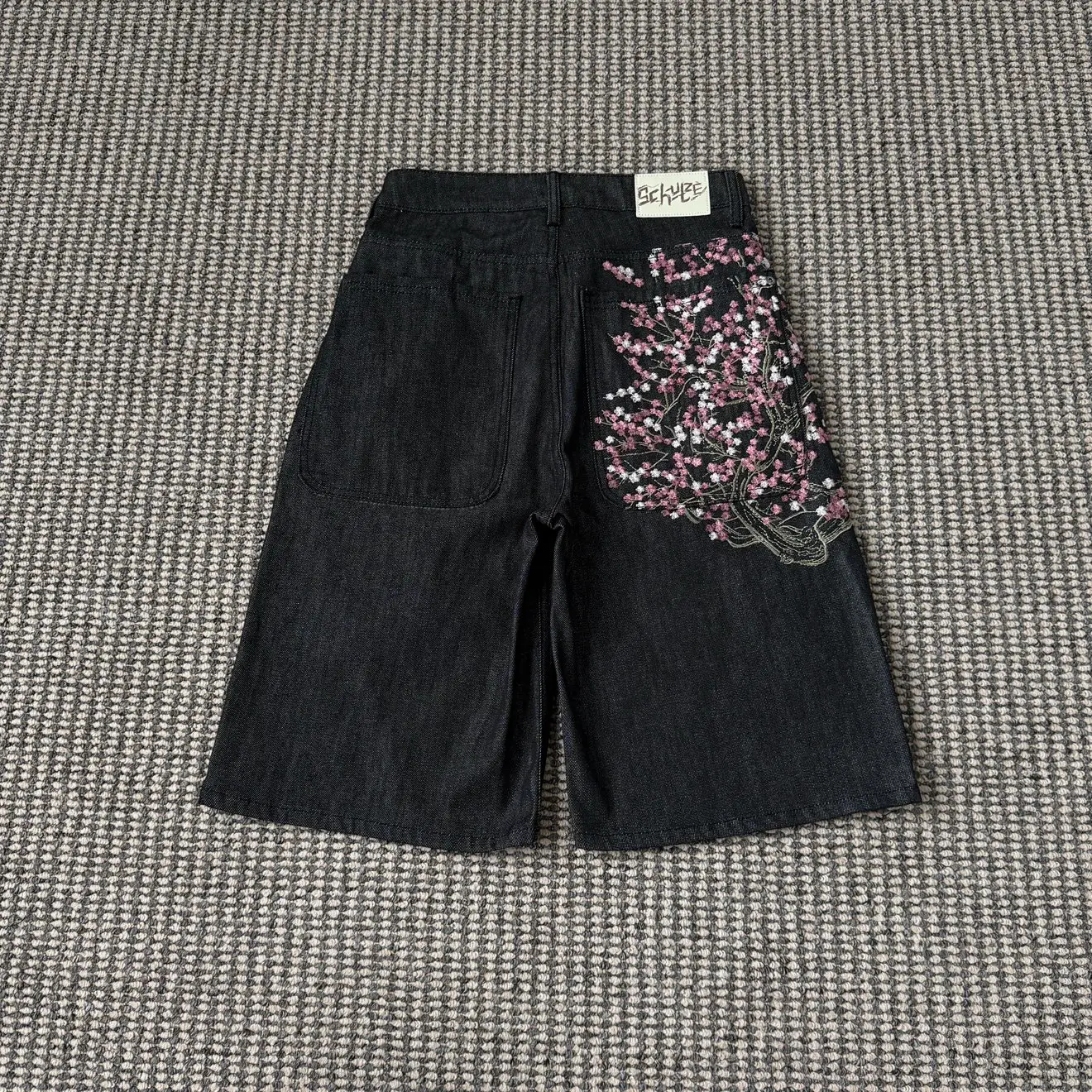 DS牛仔短裤樱花5