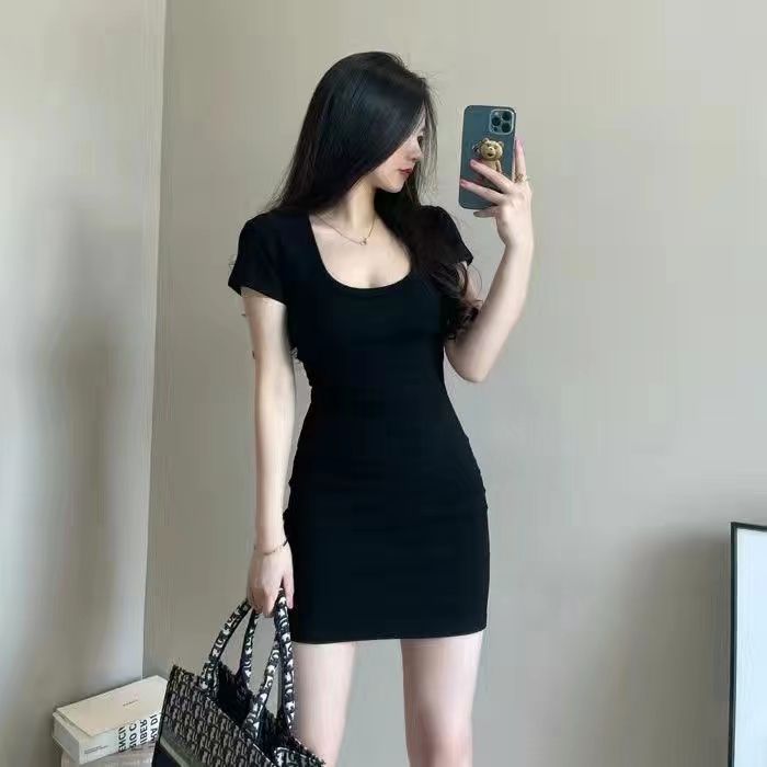 Women's Summer Dress 2026 New Style, High-Quality, Elegant, Petite Women's Clothing, Vacation Style, Bodycon, Pure Desire Short Dress