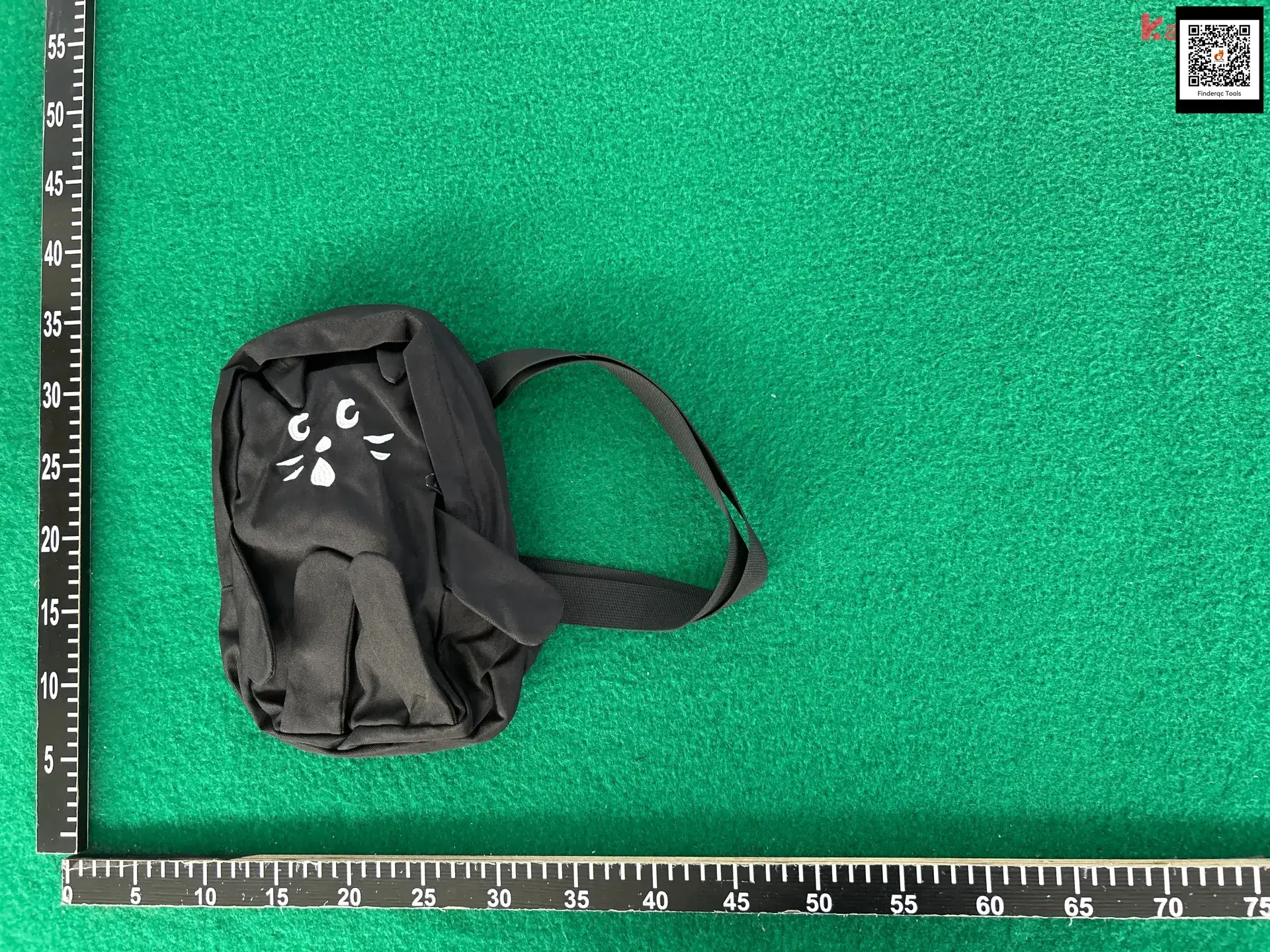 Spot NE-NET meow surprised cat three-dimensional shape messenger bag unisex two-color