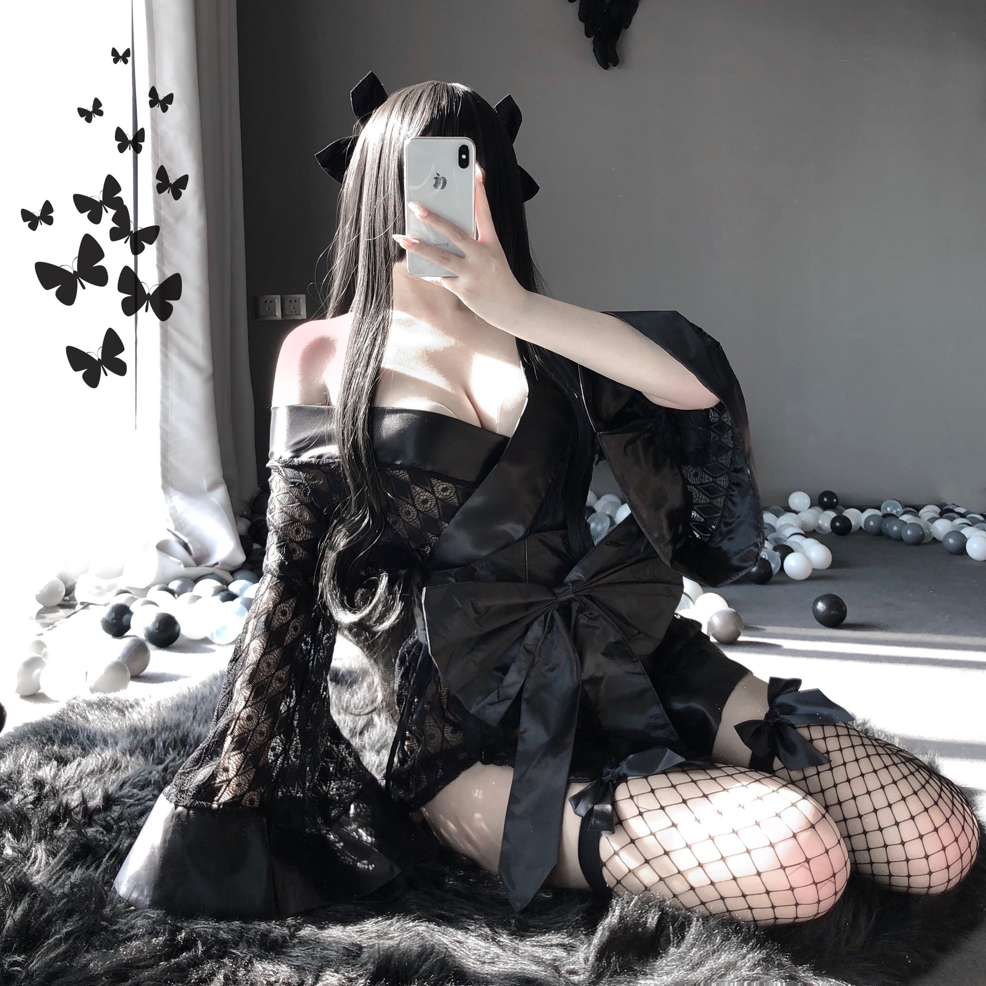 Sexy underwear new dark Japanese kimono sexy bathrobe placket robe a generation of 2172