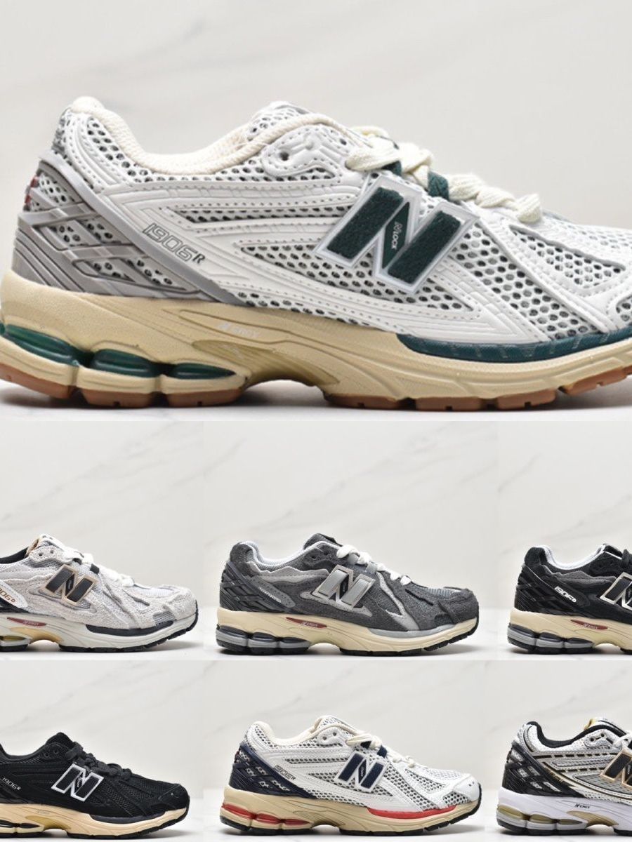 Putian NB1906R Pure Original Wave New Bailenwei Torre Shoes Men's Retro Dressed Liquid Silver Breathable Running Shoes Women